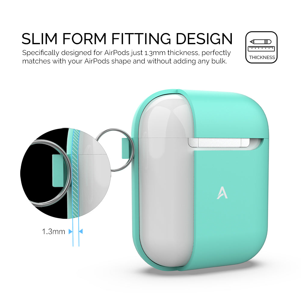 AHASTYLE PT-06-F For AirPods with Charging Case (2016) (2019) AirPods with Wireless Charging Case (2019) Anti-dust Plug Design Splittable Silicone Cover with Hook AHASTYLE PT-06-F For AirPods with Charging Case (2016) (2019) AirPods with Wireless Charging Case (2019) Anti-dust Plug Design Splittable Silicone Cover with Hook